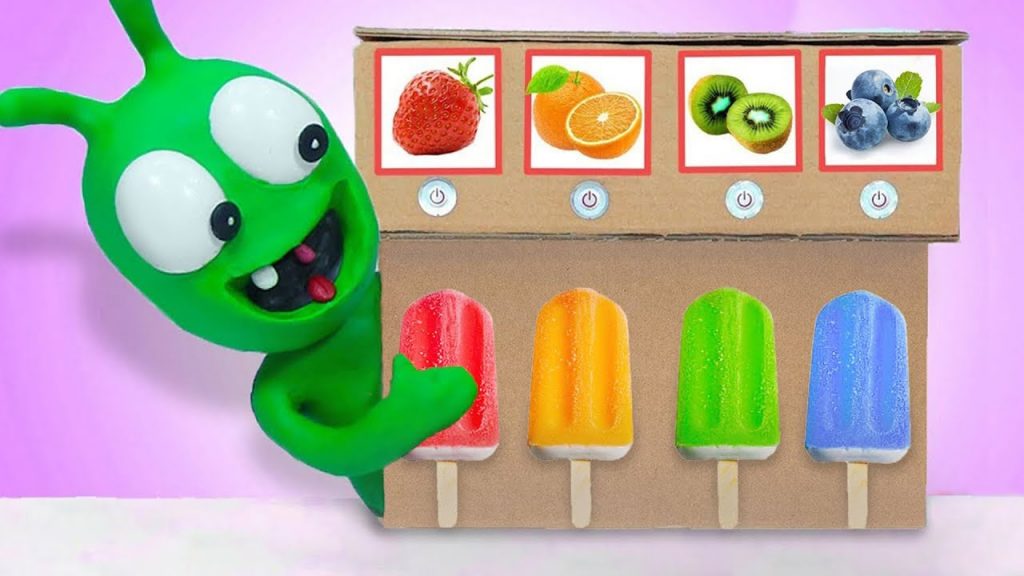 Fruits Ice Cream Jelly – Pea Pea Funny Stop Motion Short Films