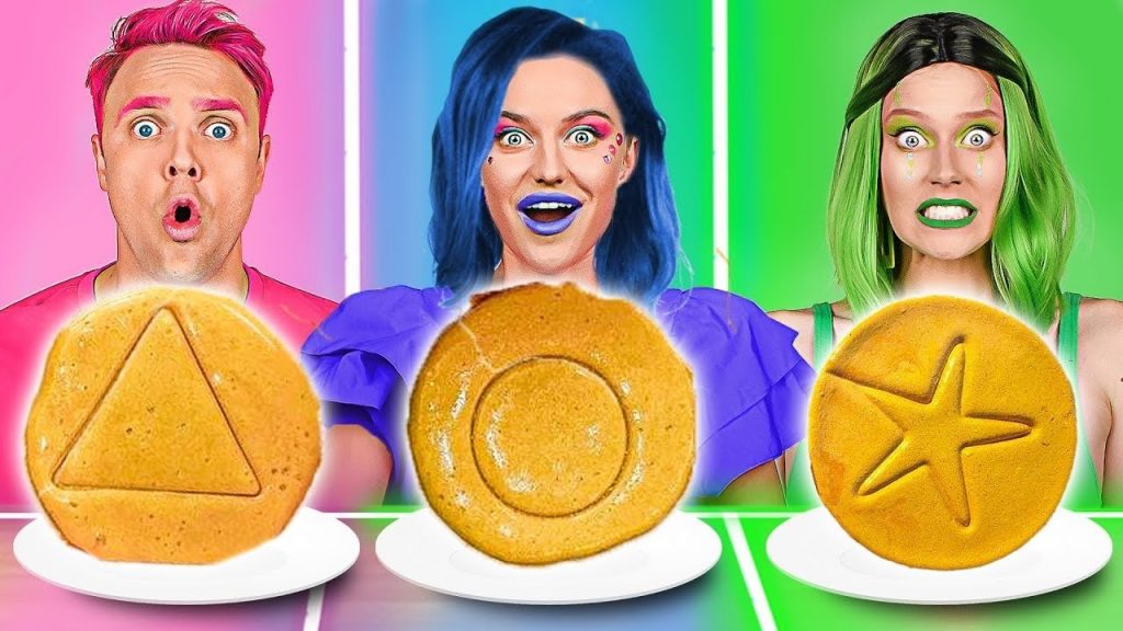 Eating Only 1 Color Food Challenge, Food Battles and Funny Situations by KABOOM!