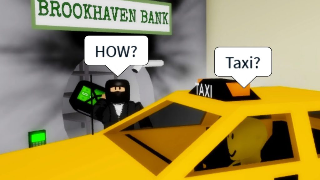 ROBLOX Brookhaven 🏡RP – FUNNY MOMENTS (TAXI 2)