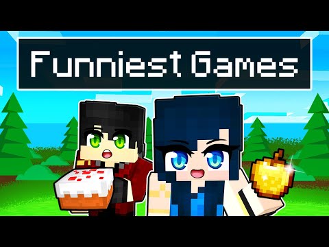 Playing FUNNY MINI-GAMES in Minecraft!