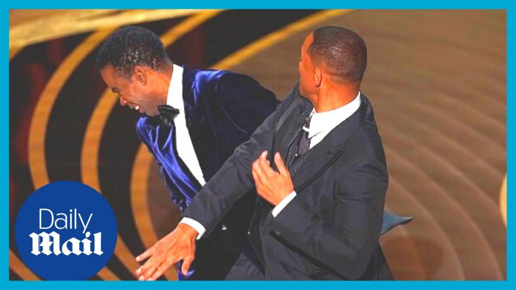 Will Smith HITS Chris Rock for Jada Pinkett-Smith joke | Oscars 2022