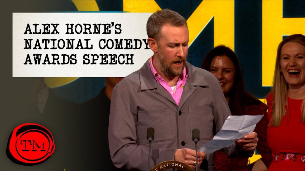 Alex Horne’s HILARIOUS Speech at the National Comedy Awards | Taskmaster