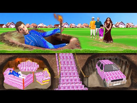 भूमिगत पैसे घर Underground Money House Hindi Kahaniya New Funny Comedy Video Moral Stories