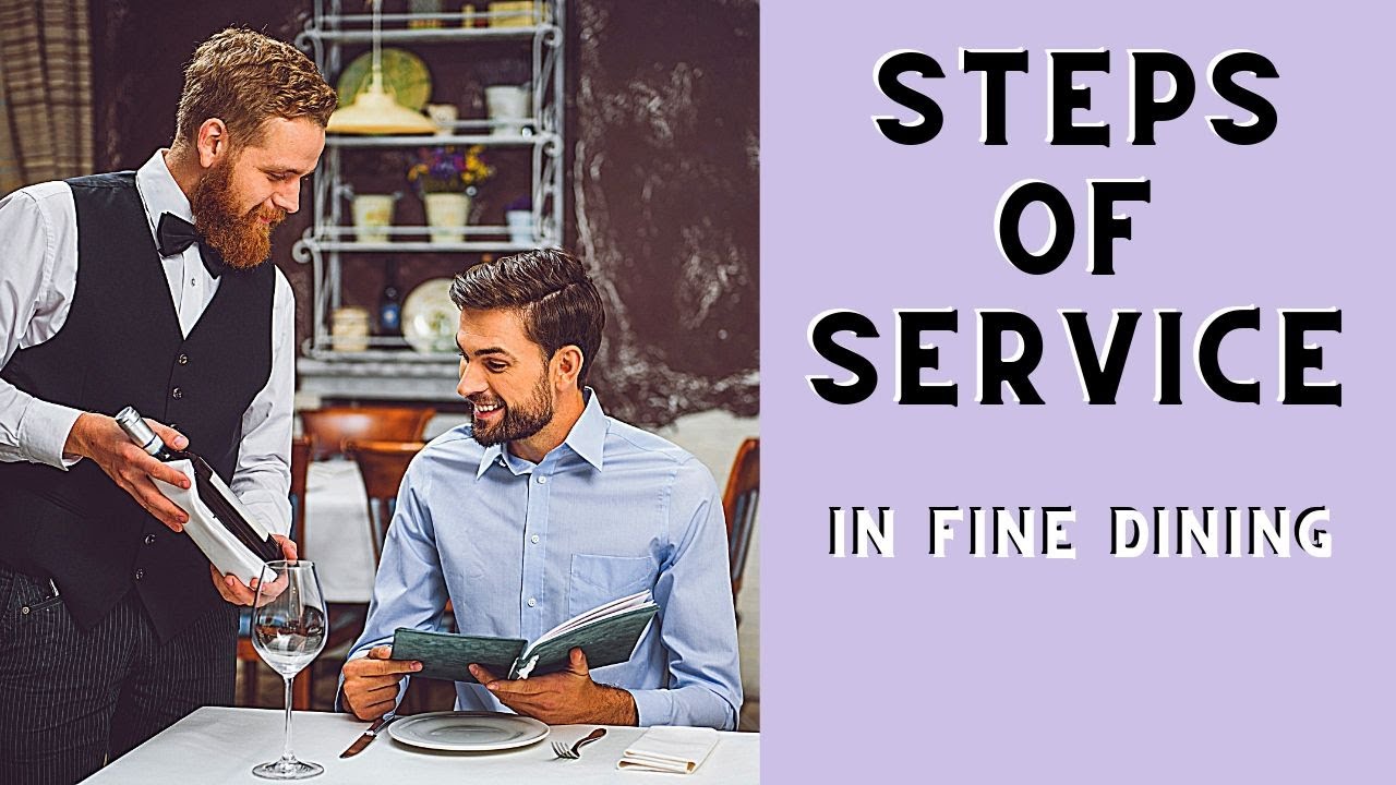 Steps of Service: Fine Dining F&B Waiter training. Food and Beverage Service How to be a good waiter