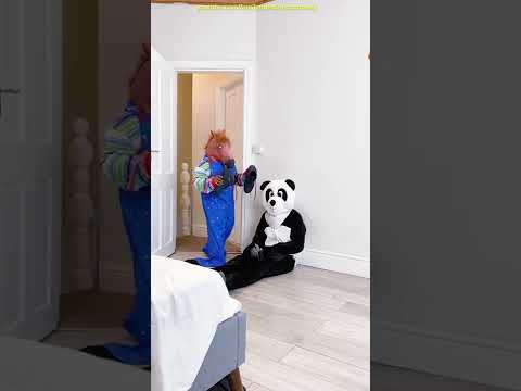 Giant Horse prank Panda Funny Prank funny video try not to laugh Junya1gou TIKTOK India prank 2022