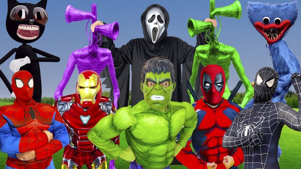 SPIDER-MAN Funny Morning Routines | Cool Hulk Prank | SUPERHEROES VS Siren Head, Cartoon Cat, SCP