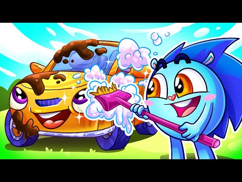 Time to Wash the Car Song 🚙🧼 | Funny Kids Songs 😻🐨🐰🦁 And Nursery Rhymes by Baby Zoo