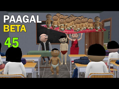 PAAGAL BETA 45 | Jokes | CS Bisht Vines | Desi Comedy Video | School Classroom Jokes