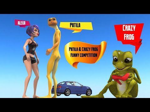 Patila & Crazy Frog Funny Competition. Patila Dance With Crazy Frog