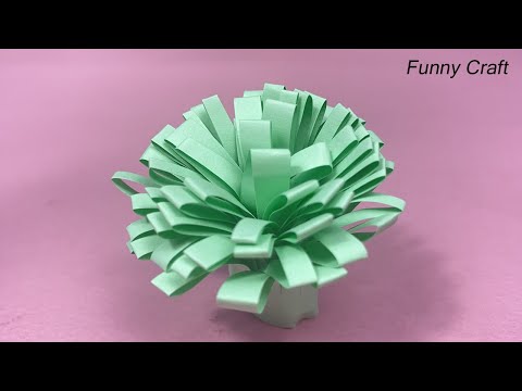 The Fastest Way To Collage Origami Paper Flowers | DIY Funny Fingers