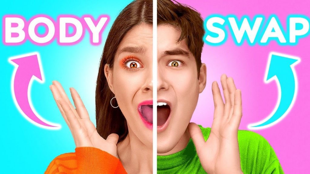 CRAZY BODY SWAP || Who Solves Problems Easier? Boy Or Girl? Funny Situations By 123GO! SCHOOL