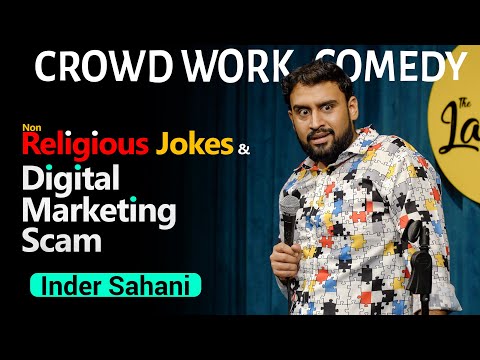 Non Religious Jokes & Digital Marketing Scam FT. Inder Sahani |Crowd work #comedy #funny