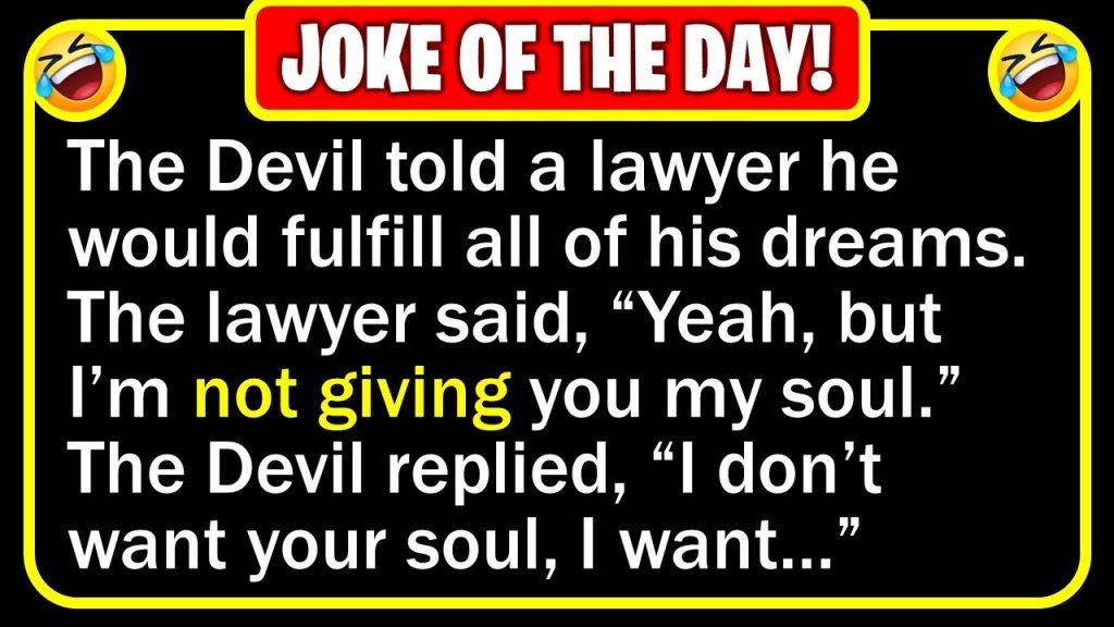 🤣 BEST JOKE OF THE DAY! – The Devil made a young lawyer an offer… | Funny Daily Jokes