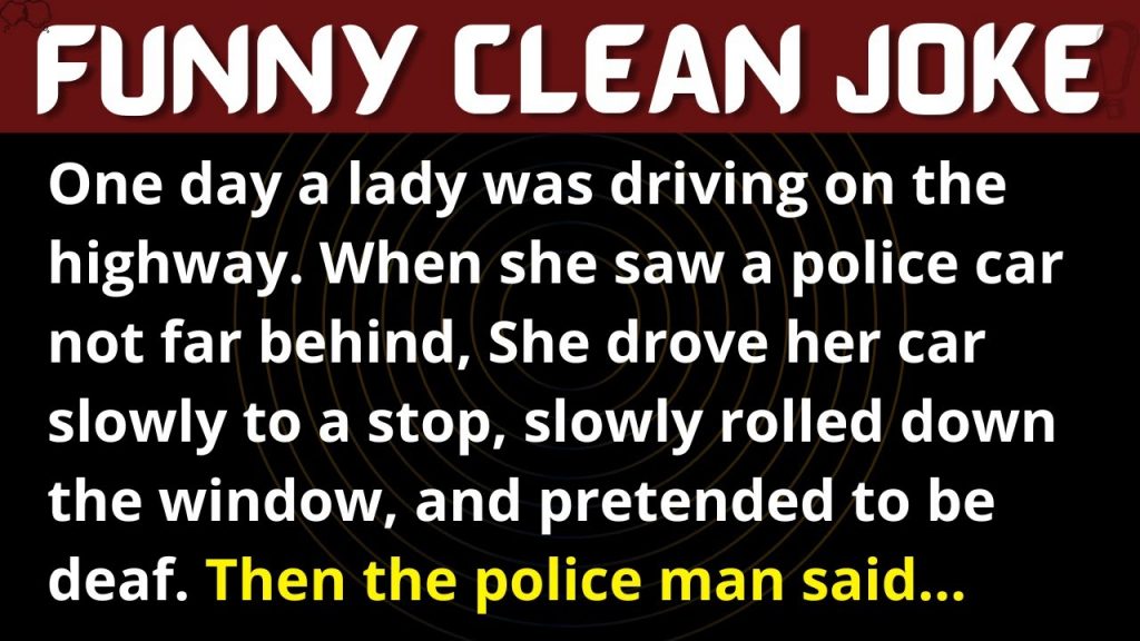 A Lady Was Driving On The Highway – (FUNNY CLEAN JOKE) | Funny Jokes 2022