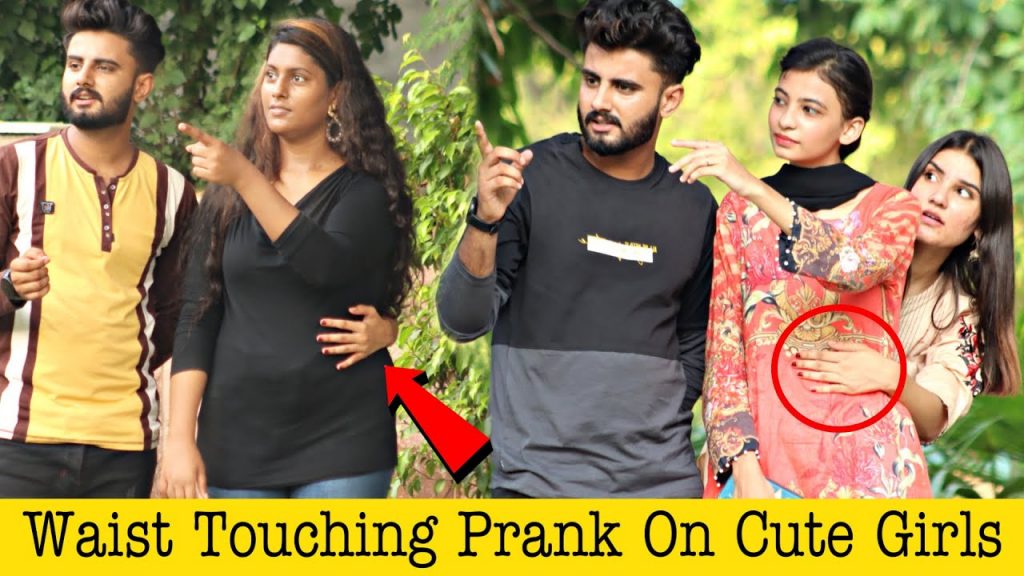 Waist Touching With Twist Prank On Cute Girl’s @That Was Crazy