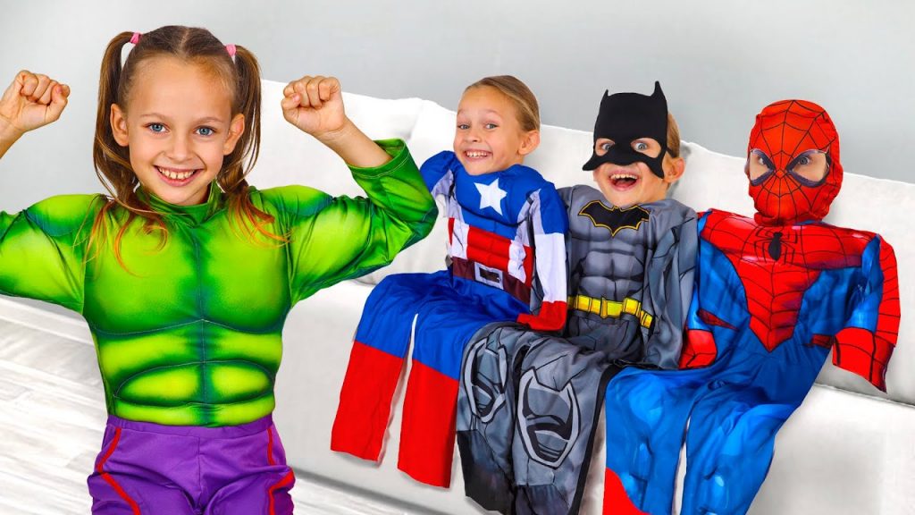 Superheroes and the Tickle princess – Cartoon for Kids and Funny Songs!