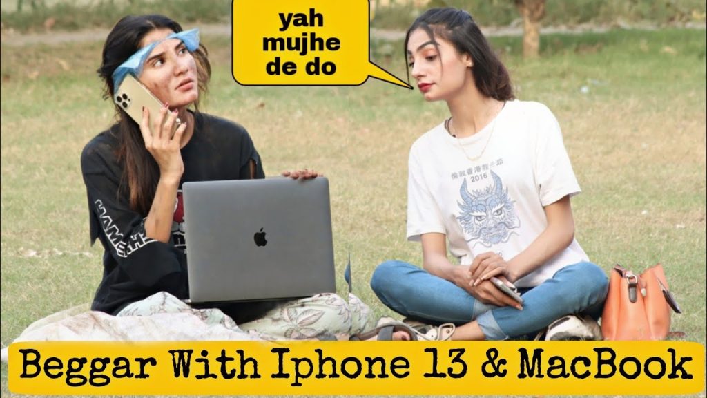 Beggar With IPhone 13 Pro Max & MacBook Pro@Crazy Comedy