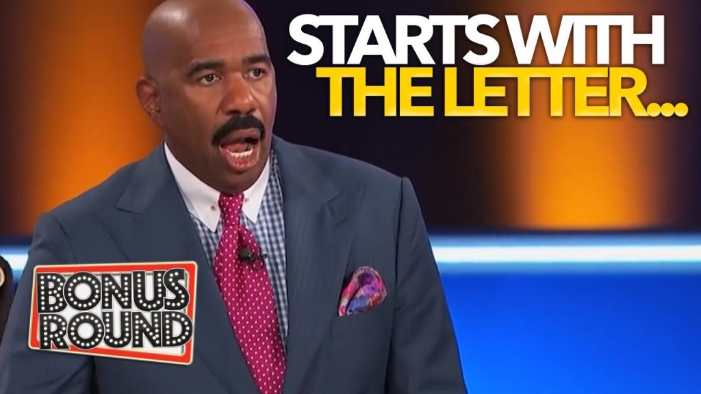STARTS WITH THE LETTER? Steve Harvey Gets Some GREAT FUNNY Answers After Asking These Questions