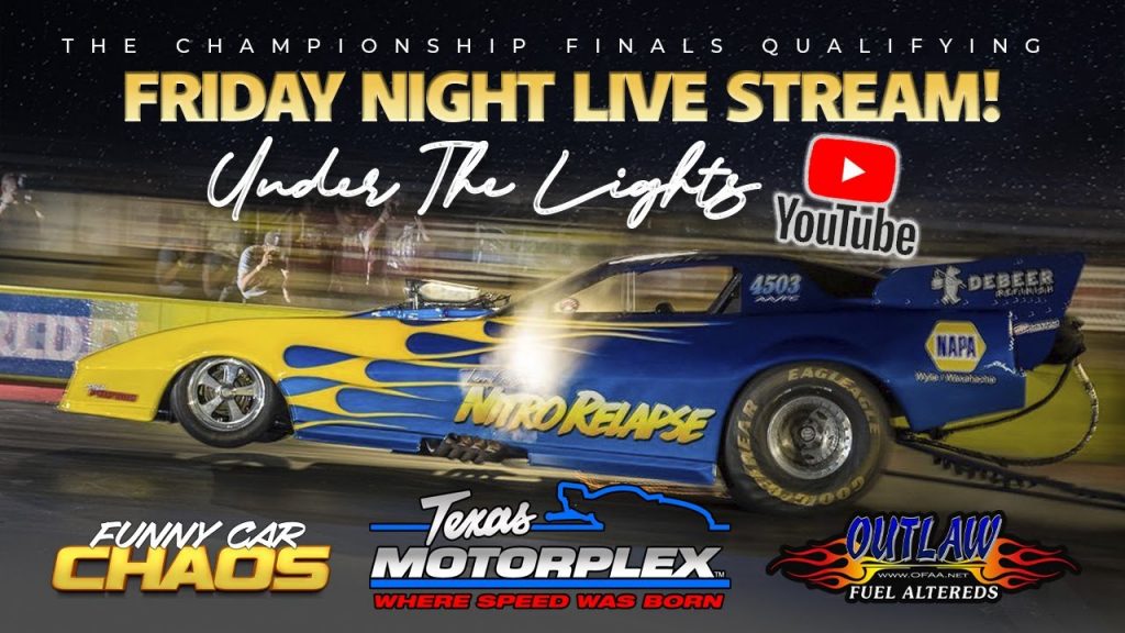 Funny Car Chaos LIVE Under The Lights At The Stampede of Speed | Funny Car Chaos Championship Finals