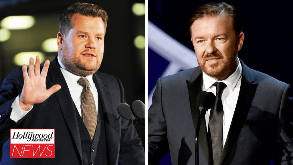 Ricky Gervais Calls Out James Corden for Making Identical Joke About Twitter | THR News