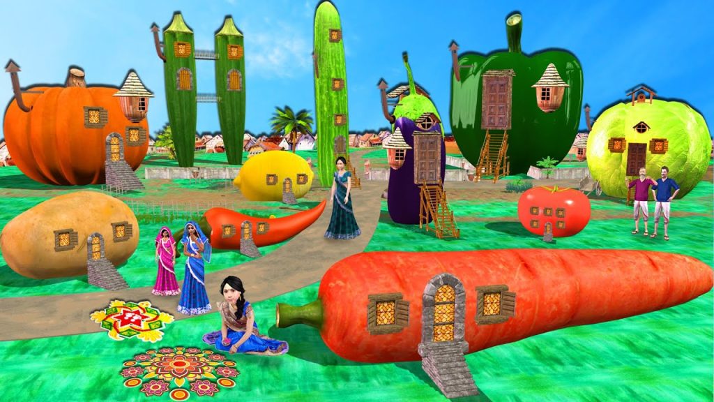 सब्जी शहर Vegetable City Comedy Video Moral Stories Hindi Kahaniya Must Watch New Funny Comedy Video