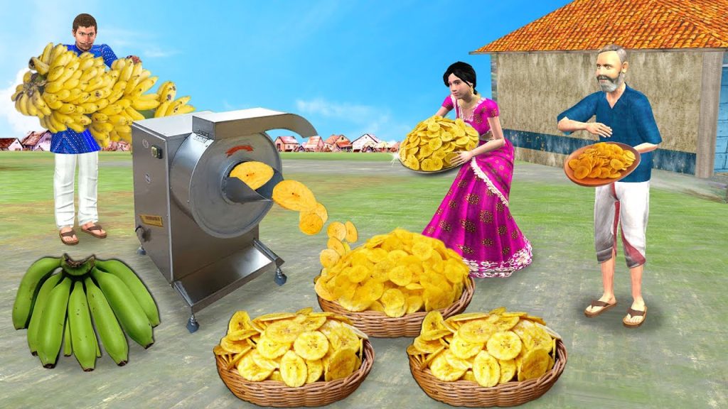 New Funny Comedy Video 2022 केले के चिप्स मशीन Banana Chips Machine Hindi Comedy Video Short Movie