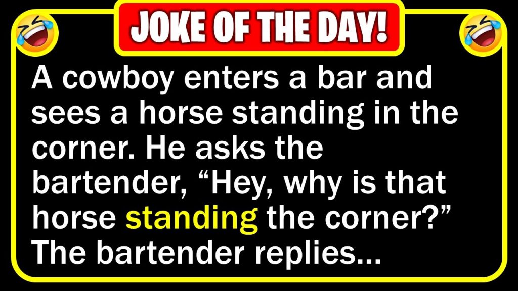 ðŸ”ž BEST JOKE OF THE DAY! – A cowboy swaggers into a bar, and can’t help but… | Funny Daily Jokes