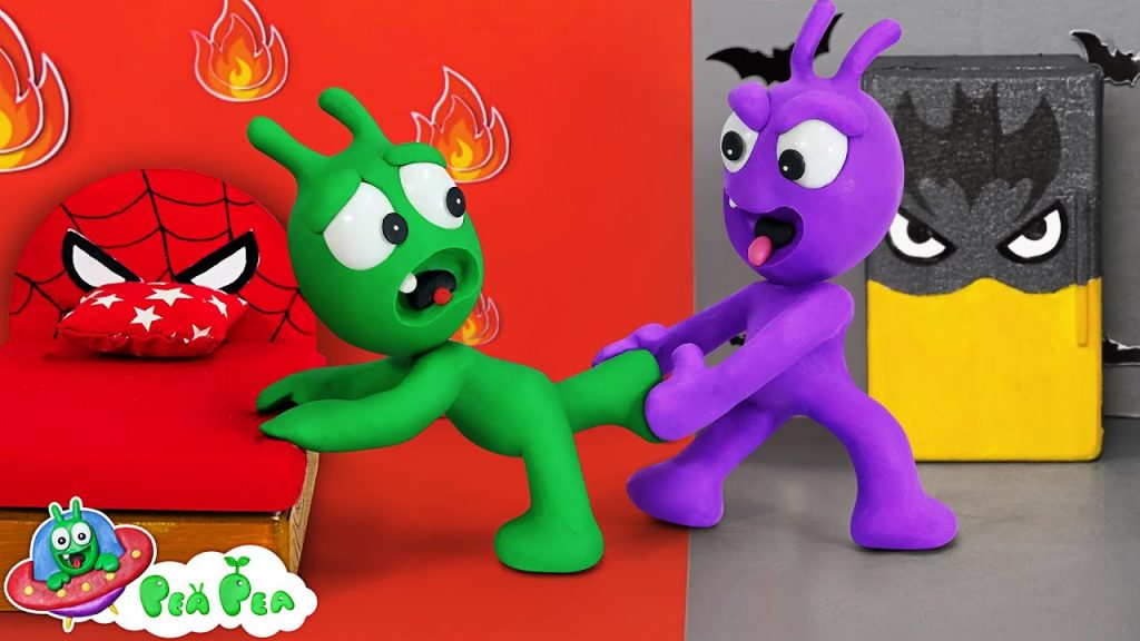 Good Pea Pea vs Bad Pea Pea – Funny Stop Motion Cartoon