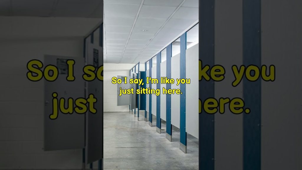 FUNNIEST JOKE : I went to a public restrooms , i heard a voice from the next cubicle #shorts #jokes