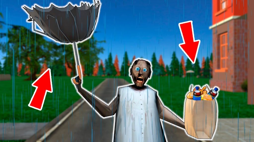 Granny vs Rain vs Supermarket – funny horror animation parody (p.201)