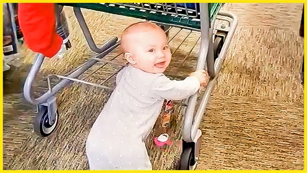 Funny Baby Go Shopping For The First Time || 5-Minute Fails