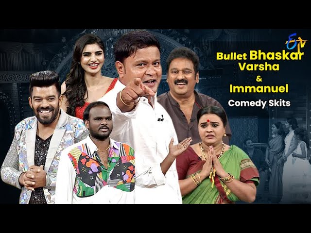 Bullet Bhasker, Immanuel  & Varsha Hilarious Comedy Skits | Extra Jabardasth | ETV Telugu