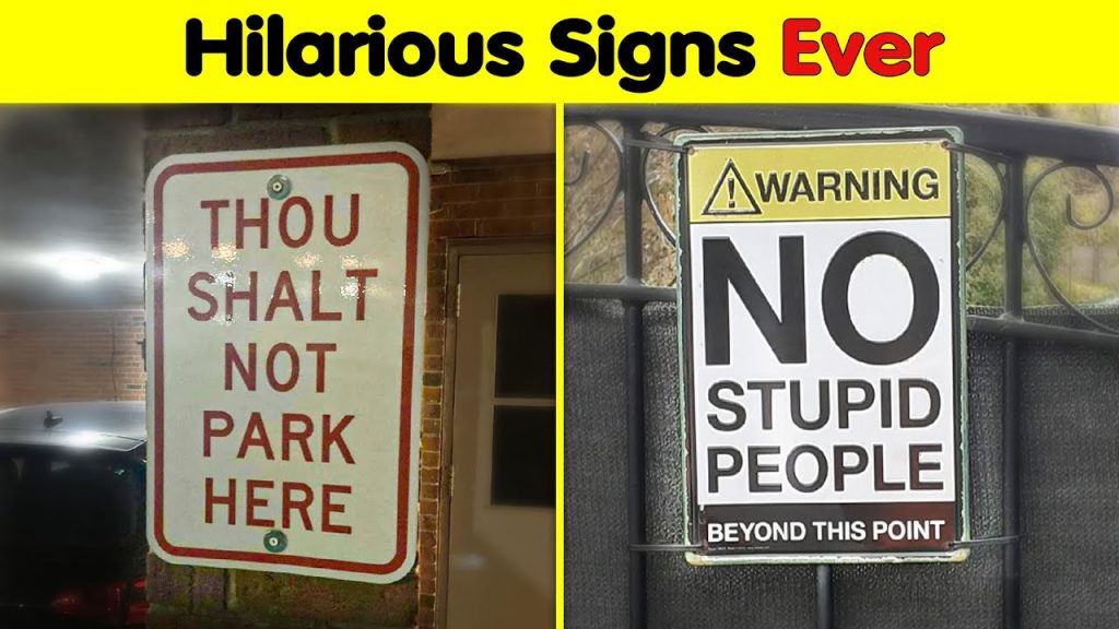 Funny Signs Are All Around Us