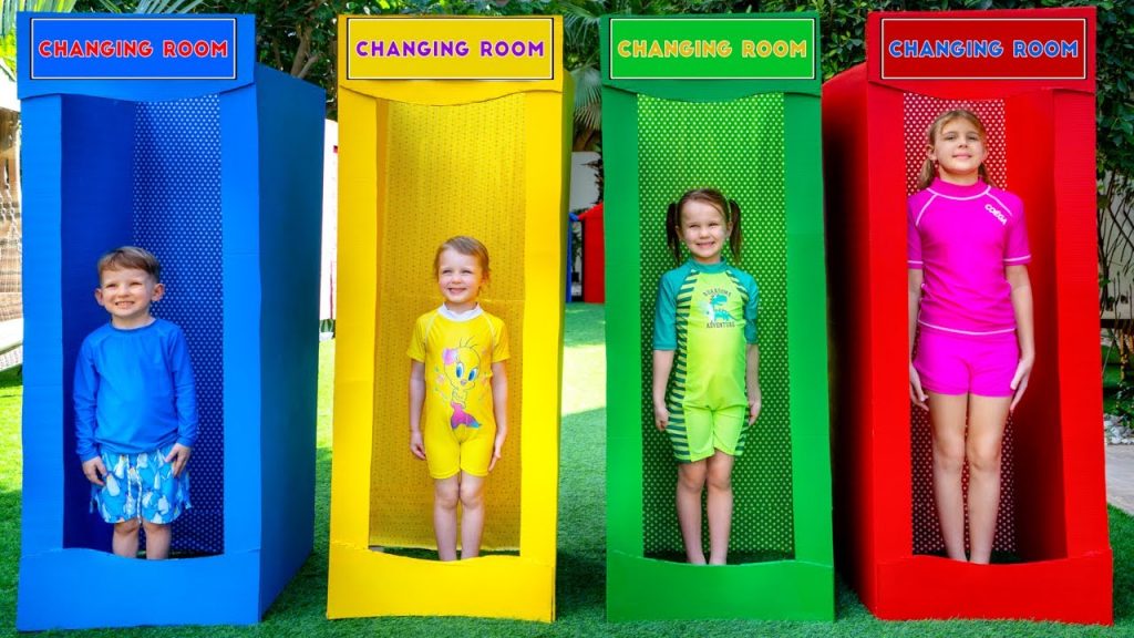 Five Kids Pool safety rules with Baby Alex and other funny videos