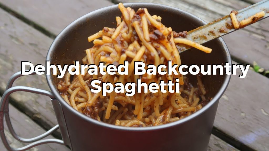 Backcountry Spaghetti | DEHYDRATED BACKPACKING FOOD Recipe