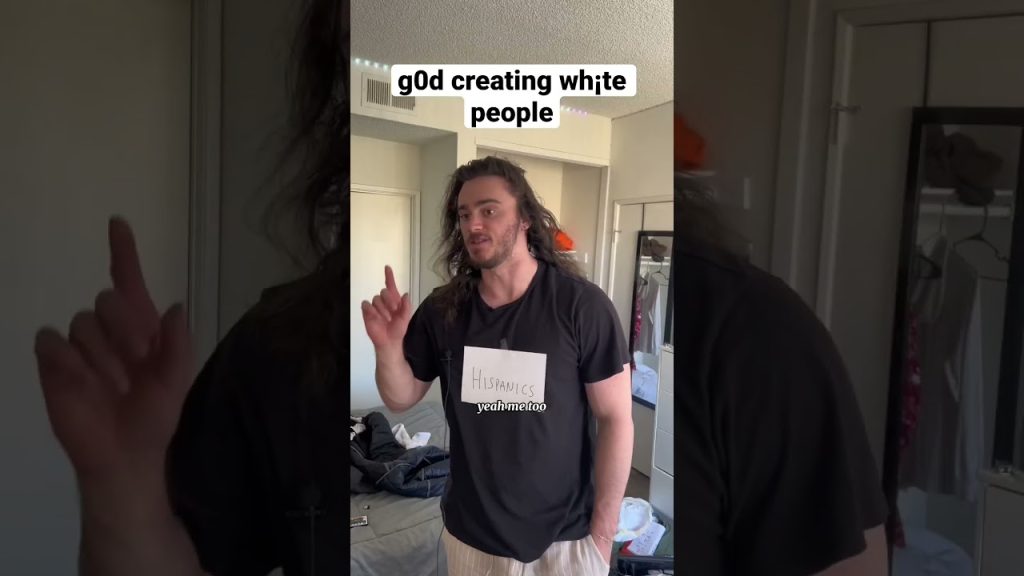 g0d creating wh¡te people #shorts #comedy #funny
