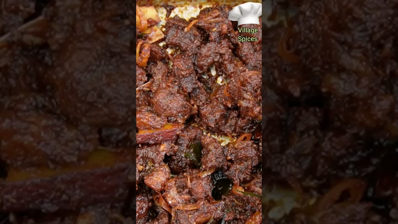 Tasty Beef Fry Recipe | Beef Fry | Village Spices #keralastyle #food #recipe