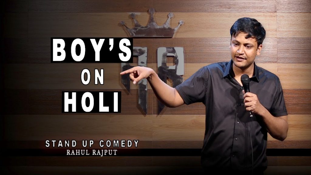 Boys on holi || Stand up Comedy by Rahul Rajput