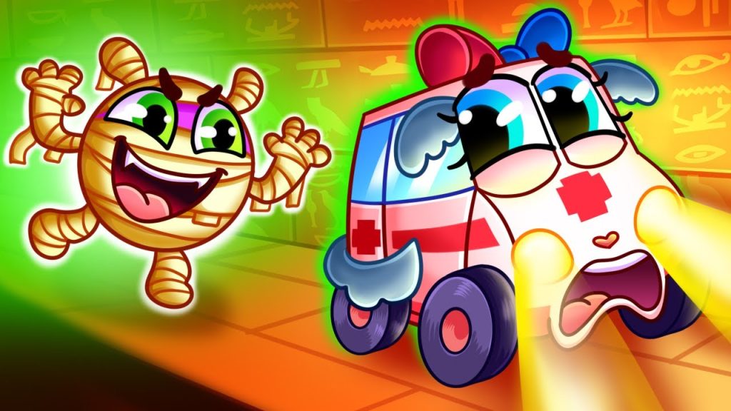 Mummy Song 🙀 Mummies Try to Catch Me 🚨 Funny Kids Songs by Baby Cars🚙🦊🛻😼