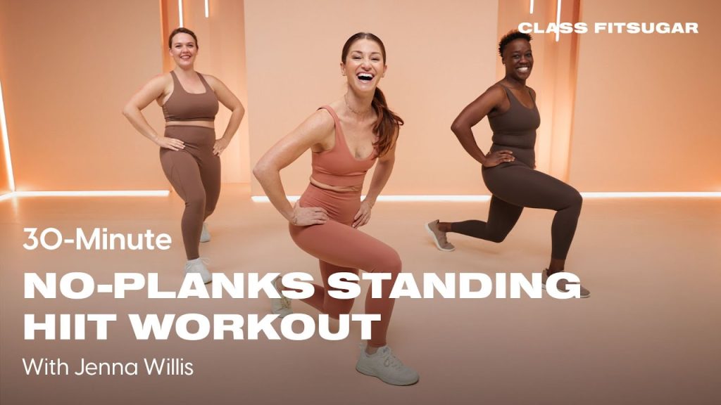 30-Minute Standing HIIT Workout With Jenna Willis | POPSUGAR FITNESS
