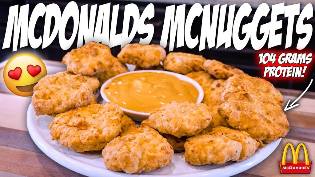 HIGH PROTEIN MCDONALDS CHICKEN NUGGETS | Healthy Fast Food Recipe!