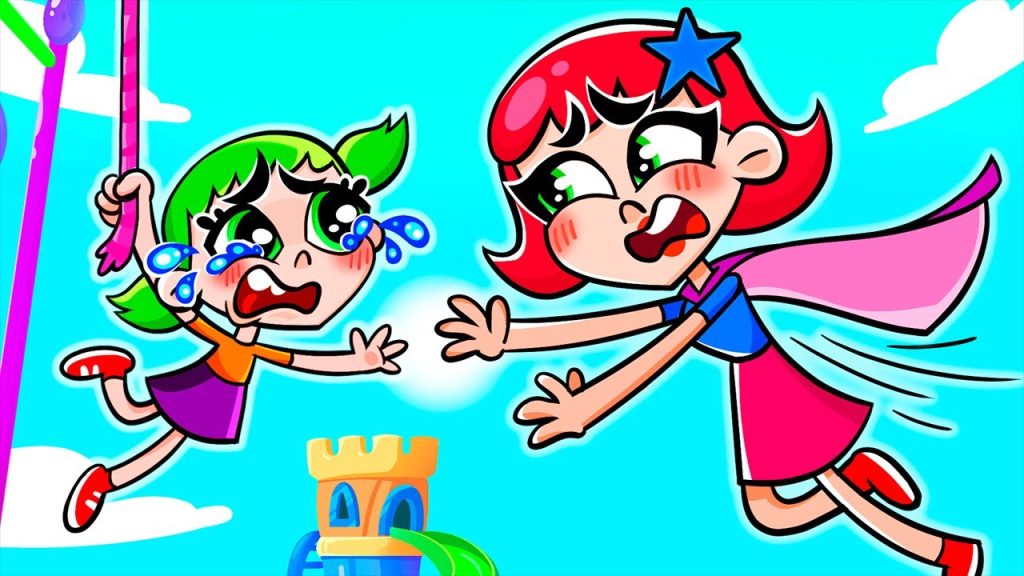 My Superhero Mom Song 💪🏻🤩 | Funny Kids Songs And Nursery Rhymes 💛😻