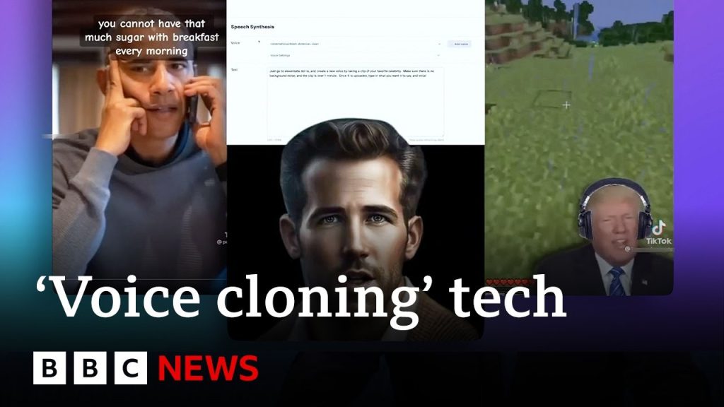 What could ‘voice cloning’ technology mean for society? – BBC News