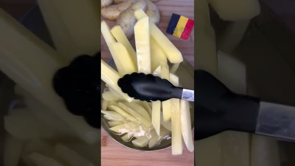 🍟Recette facile des frites comme en Belgique 🇧🇪 #asmr #food #recipe #eat #cooking #fries #belgium