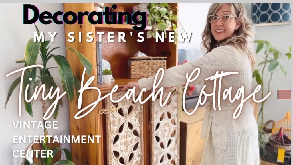 Boho Cottage makeover / new entertainment center and vintage details