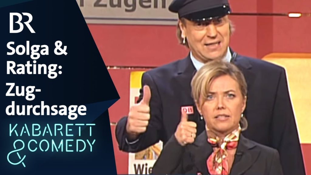 Simone Solga und Arnulf Rating: Zugdurchsage | BR Kabarett & Comedy