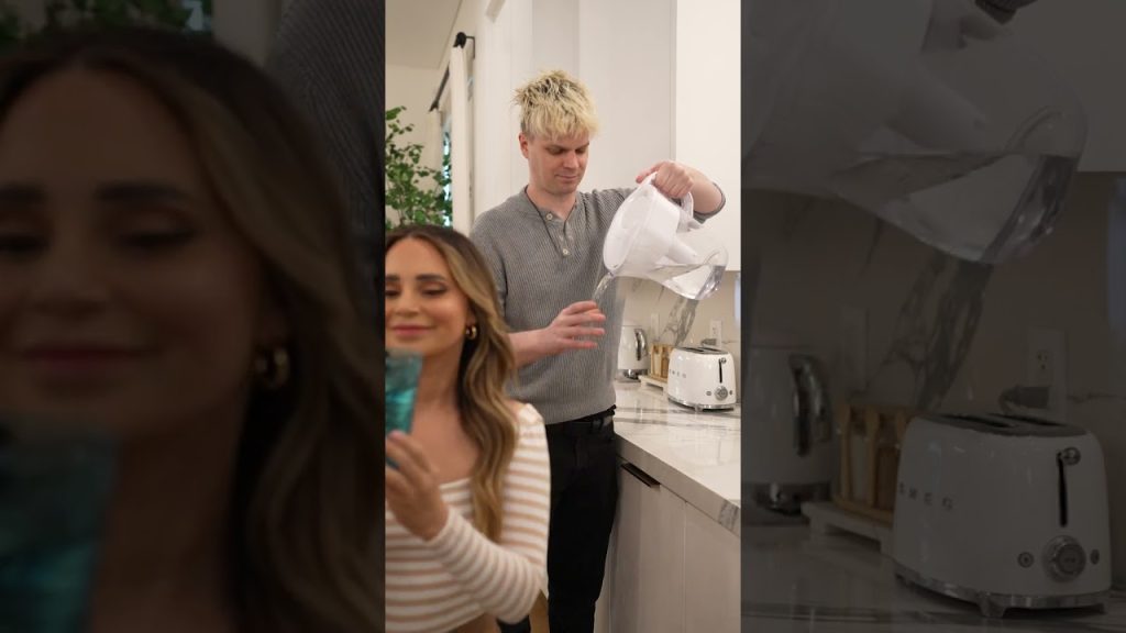 When The Coffee Hits ☕️🤩 @husky #shorts #comedy #sketch #relatable #coffee #cute #funny #boyfriend