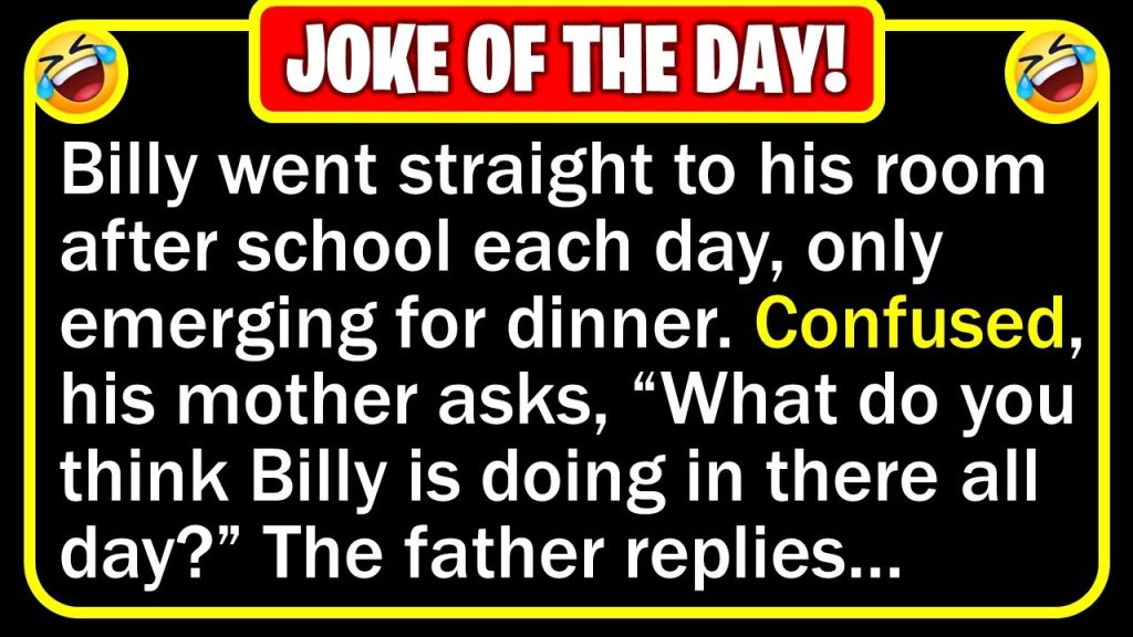 🤣 BEST JOKE OF THE DAY! – He went straight past them, right to his room and… | Funny Daily Jokes