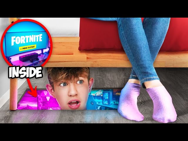 I Built a Secret Gaming Room to Hide From My Brother !!