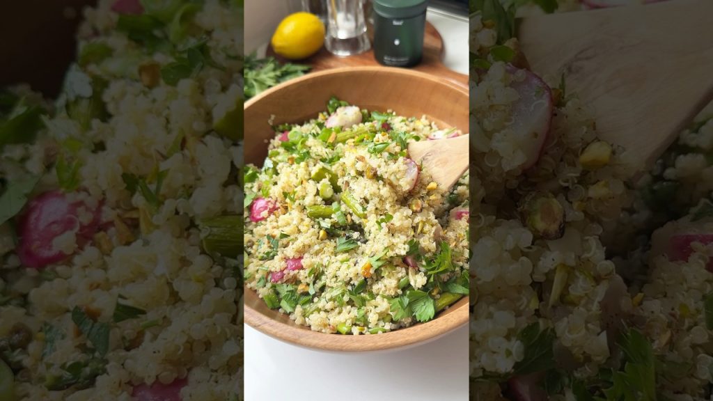 Spring Quinoa Salad | Eating Bird Food #recipe #quinoasalad #spring